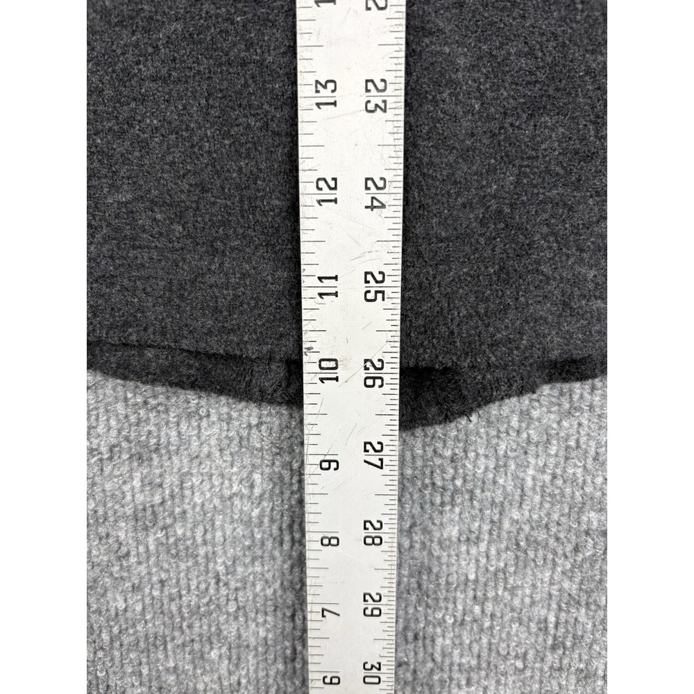32 Degrees Heat Womens Medium Gray Fleece Shacket Button Front Shirt Jacket - Picture 5 of 7
